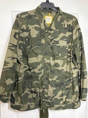 Old Navy Green Camo Utility Jacket